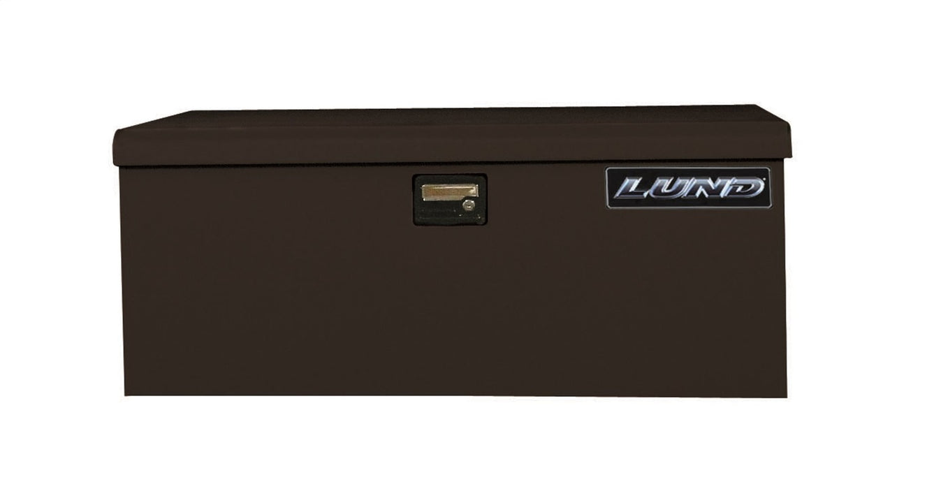 Lund 78048 Steel Job Site Storage Box/Chest; L 42.75 in. x W 18.5 in. x H 17.5 in.; Black; - Truck Part Superstore