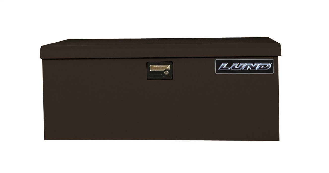 Lund 78048 Steel Job Site Storage Box/Chest; L 42.75 in. x W 18.5 in. x H 17.5 in.; Black; - Truck Part Superstore