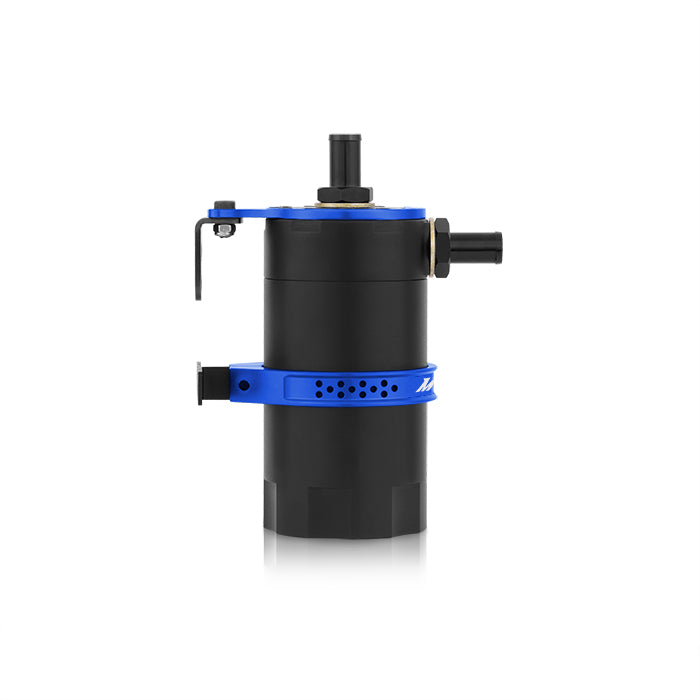 Mishimoto MMBCC-UNI-BL Mishimoto Baffled Oil Catch Can, Blue - Truck Part Superstore
