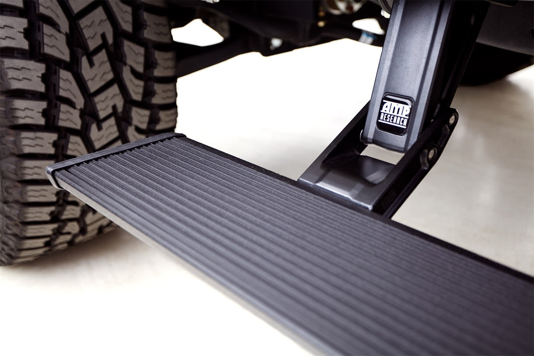 AMP Research 78240-01A PowerStep™ Xtreme; Incl. OEM Style Illumination; Black; Plug-N-Play System; - Truck Part Superstore