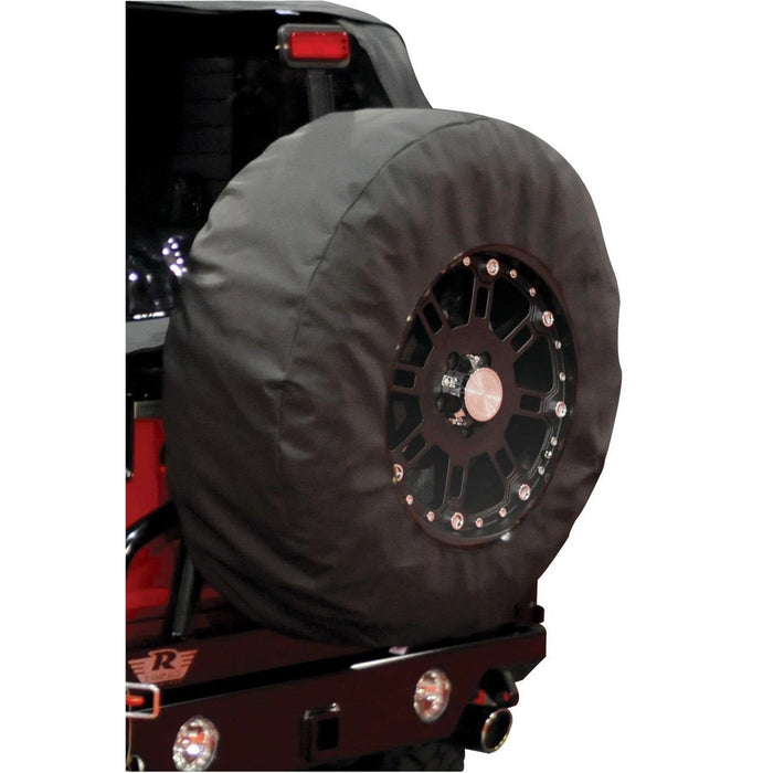 Rampage 783235 Tire Cover; Black Diamond; w/17 in. Window; 30-32 in.; - Truck Part Superstore