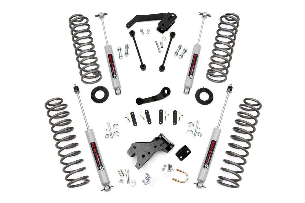 Rough Country 68130 4 Inch Jeep Suspension Lift Kit Premium N3 Shocks 07-18 Wrangler JK Unlimited Rough Country - Truck Part Superstore