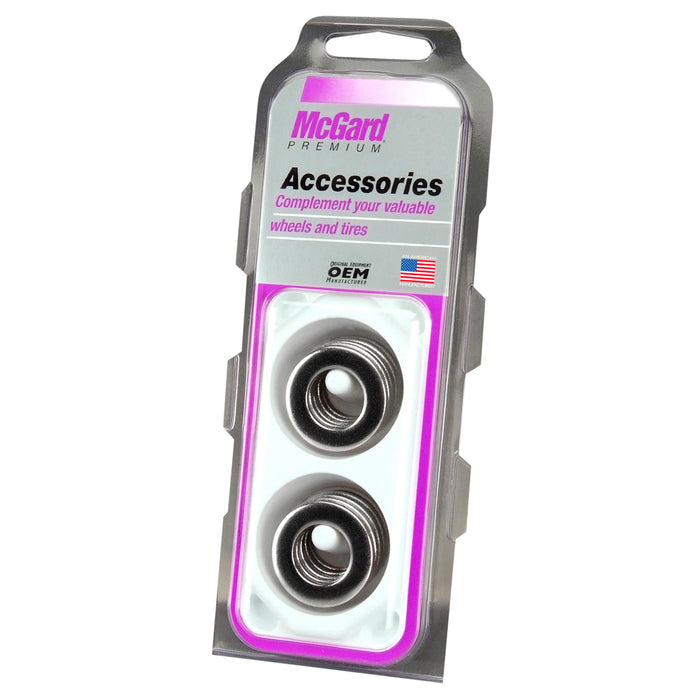 McGard 78713 Stainless Steel Cragar Center Hole Mag Washer - Pack of 10; Set of 10 Washers - Truck Part Superstore