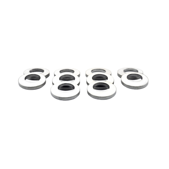 McGard 78714 Stainless Steel Cragar Offset Hole Mag Washer - Pack of 10; Set of 10 Washers - Truck Part Superstore