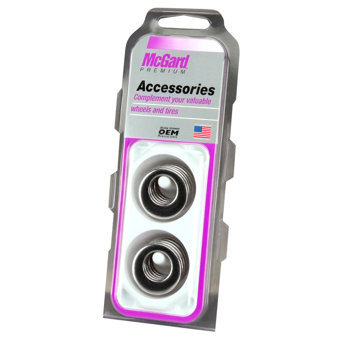 McGard 78714 Stainless Steel Cragar Offset Hole Mag Washer - Pack of 10; Set of 10 Washers - Truck Part Superstore