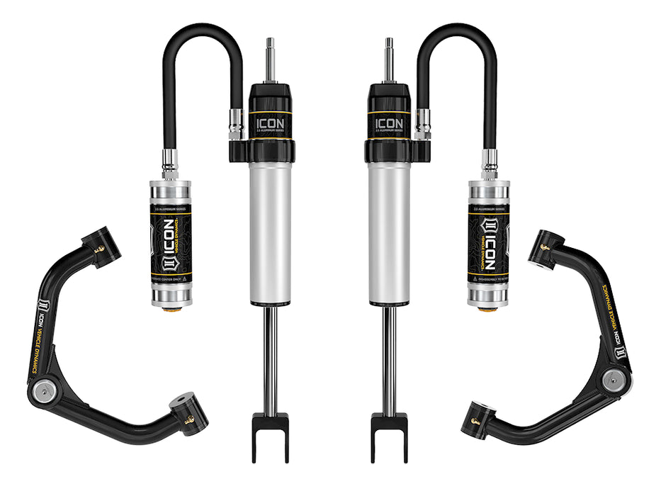 ICON Vehicle Dynamics 78734T 2020-UP GM HD 0-2" LIFT REMOTE RESERVOIR SHOCK SYSTEM WITH TUBULAR UCA - Truck Part Superstore