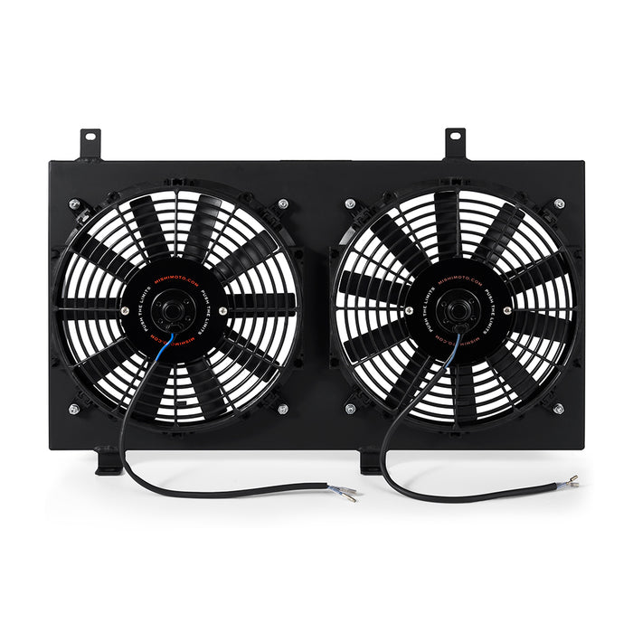 Mishimoto MMFS-RX8-04BK Performance Aluminum Fan Shroud Kit, fits Mazda RX-8 2004-2008, Black - Truck Part Superstore