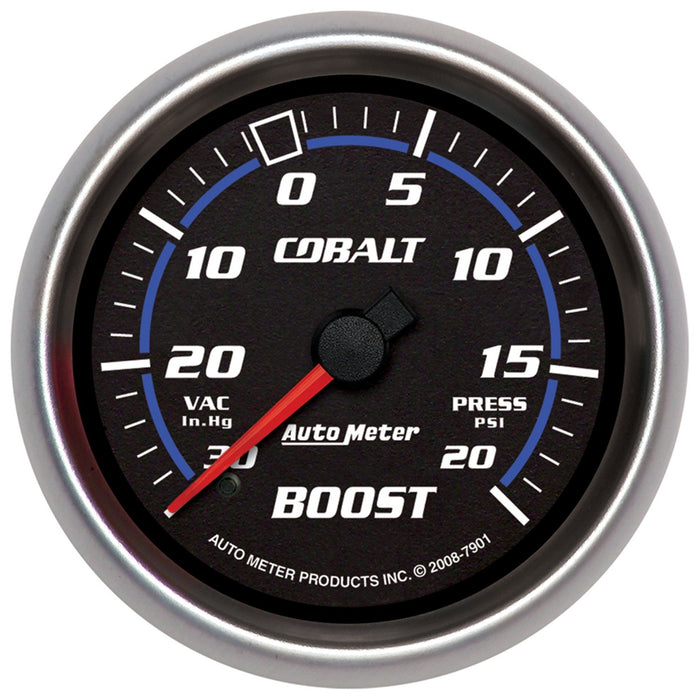 AutoMeter 7901 GAUGE; VAC/BOOST; 2 5/8in.; 30INHG-20PSI; MECHANICAL; COBALT - Truck Part Superstore