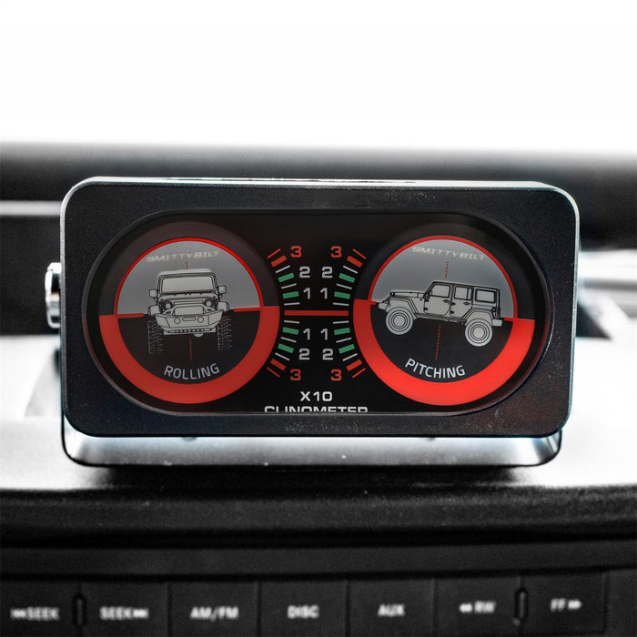 Smittybilt 791005 Clinometer I Jeep Graphic Illuminated Smittybilt - Truck Part Superstore