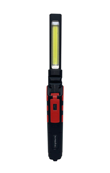 BrightSource 791108R Work Light; 6 x 1.5 x 1 in.; w/ Magnetic Base and Hook; USB Cable; 360 Lm; 5+3W; - Truck Part Superstore