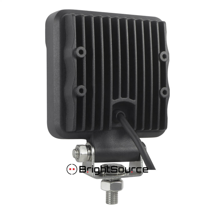 BrightSource 791152F Work Light; 4 in.; Square; Flood Pattern; 15W; w/o Harness; - Truck Part Superstore