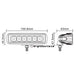 BrightSource 791154F Work Light; 6 in.; Rectangular; 90 Deg. Flood Pattern; 18W; w/o Harness; - Truck Part Superstore
