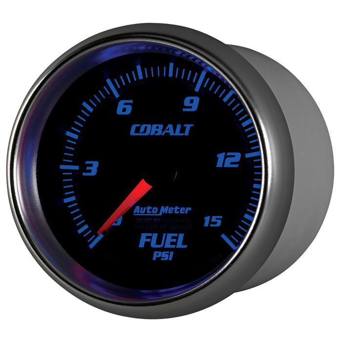 AutoMeter 7911 GAUGE; FUEL PRESSURE; 2 5/8in.; 15PSI; MECHANICAL; COBALT - Truck Part Superstore