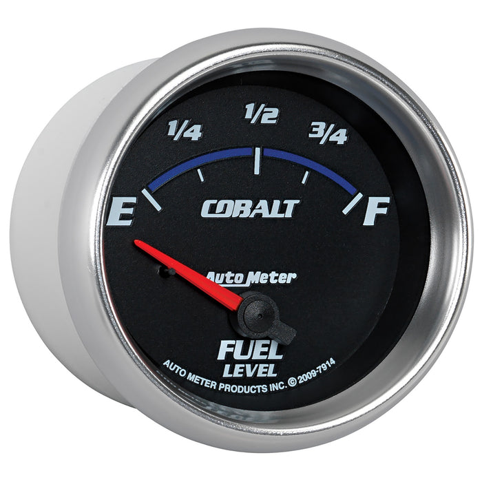 AutoMeter 7914 GAUGE; FUEL LEVEL; 2 5/8in.; 0OE TO 90OF; ELEC; COBALT - Truck Part Superstore