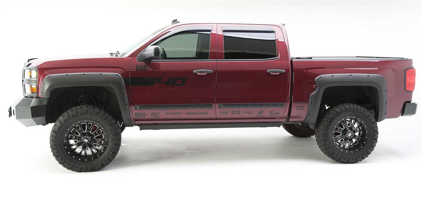 EGR 791675 EGR Bolt-On Style Matte Black Fender Flare-proudly made in the USA. - Truck Part Superstore