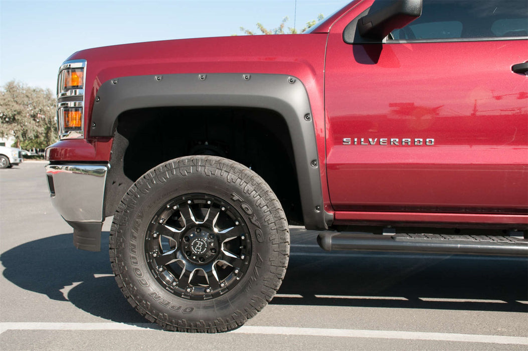 EGR 791675 EGR Bolt-On Style Matte Black Fender Flare-proudly made in the USA. - Truck Part Superstore
