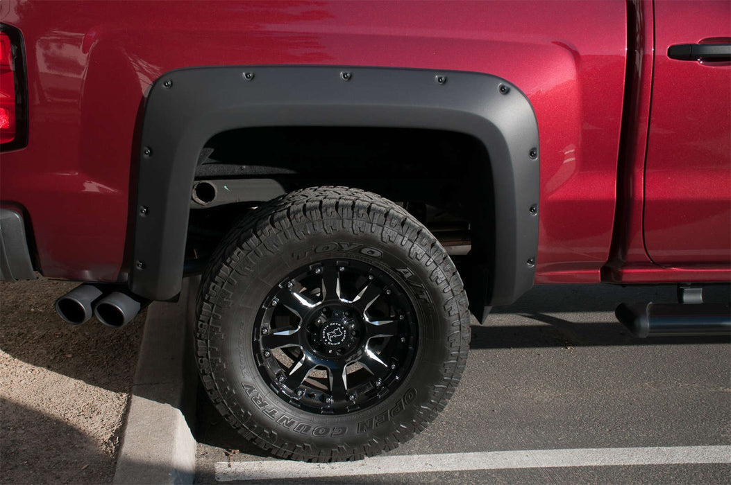 EGR 791675 EGR Bolt-On Style Matte Black Fender Flare-proudly made in the USA. - Truck Part Superstore