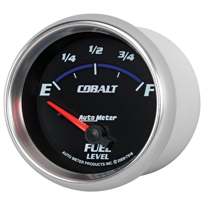 AutoMeter 7916 GAUGE; FUEL LEVEL; 2 5/8in.; 240OE TO 33OF; ELEC; COBALT - Truck Part Superstore