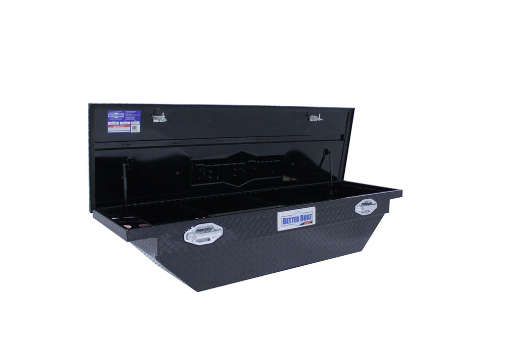 Better Built 79211057 Low Profile Crossover Wedge Tool Box; 63 in.; Single Lid; Black; - Truck Part Superstore