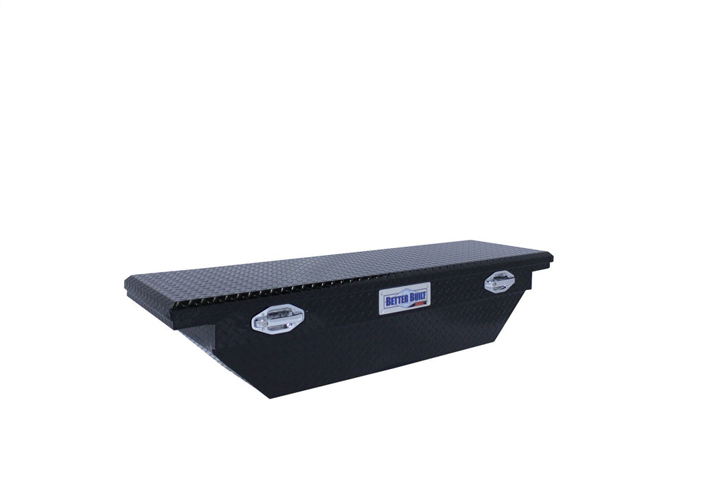 Better Built 79211057 Low Profile Crossover Wedge Tool Box; 63 in.; Single Lid; Black; - Truck Part Superstore