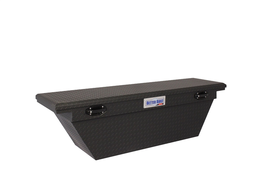 Better Built 79211106 Low Profile Deep Crossover Wedge Tool Box; 72 in.; Single Lid; Matte Black; - Truck Part Superstore