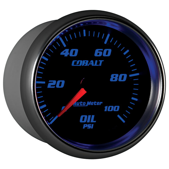 AutoMeter 7921 GAUGE; OIL PRESSURE; 2 5/8in.; 100PSI; MECHANICAL; COBALT - Truck Part Superstore