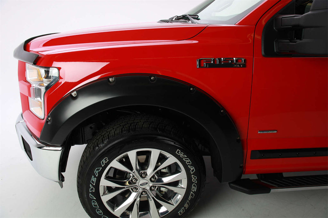 EGR 792554F EGR Bolt-On Style Black Fender Flare-proudly made in the USA. - Truck Part Superstore