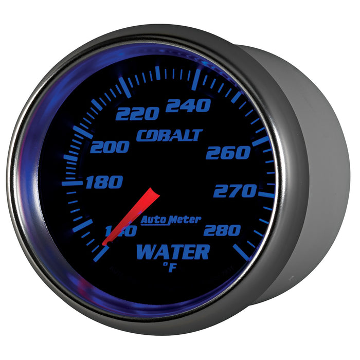 AutoMeter 7931 GAUGE; WATER TEMP; 2 5/8in.; 140-280deg.F; MECHANICAL; COBALT - Truck Part Superstore