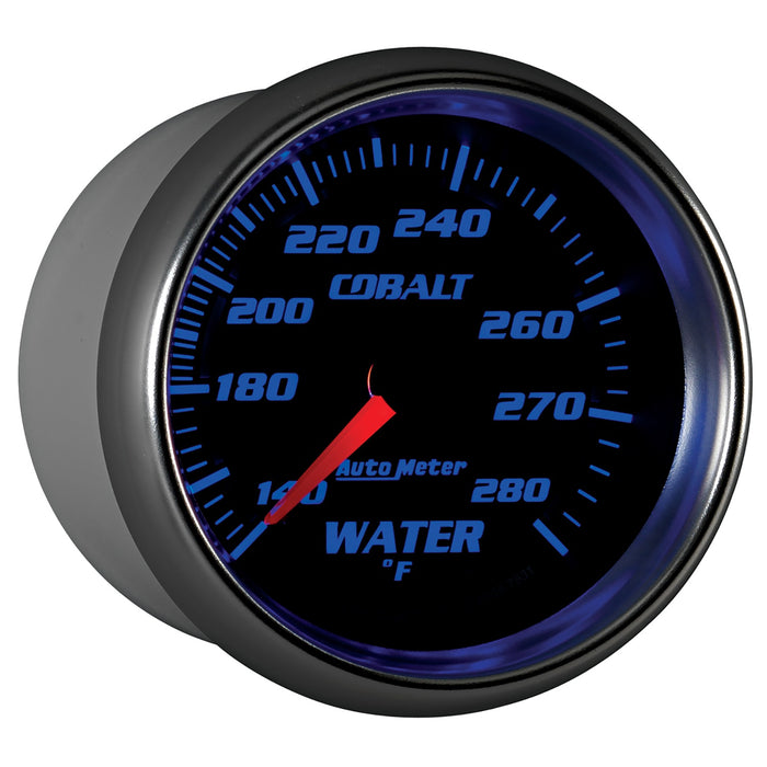 AutoMeter 7931 GAUGE; WATER TEMP; 2 5/8in.; 140-280deg.F; MECHANICAL; COBALT - Truck Part Superstore