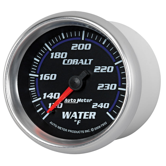 AutoMeter 7932 GAUGE; WATER TEMP; 2 5/8in.; 120-240deg.F; MECHANICAL; COBALT - Truck Part Superstore