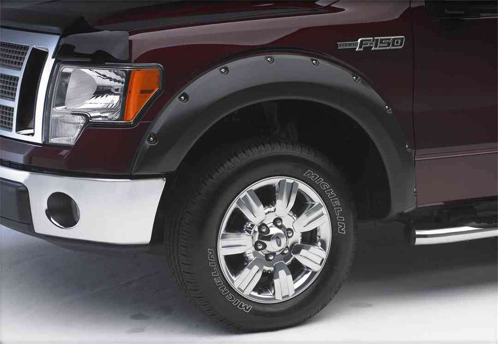 EGR 793374RI EGR Bolt-On Style REDI-FIT Black Fender Flare-proudly made in the USA. - Truck Part Superstore