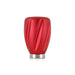 Mishimoto MMSK-TWST-RD Mishimoto Weighted Steel Core Shift Knob, Twist, Red - Truck Part Superstore
