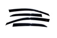 Auto Ventshade (AVS) 794002 Ventvisor® Low Profile Deflector 4 pc.; Smoke w/Chrome Trim; - Truck Part Superstore