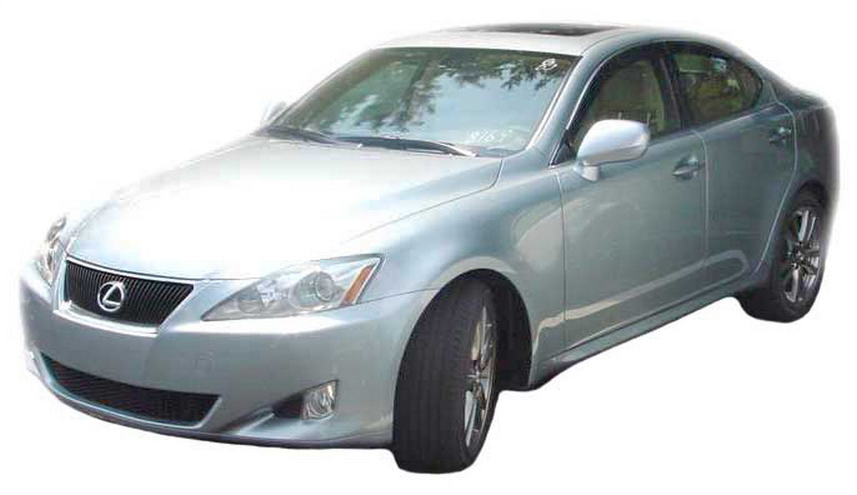 Auto Ventshade (AVS) 794008 Ventvisor® Low Profile Deflector 4 pc.; Smoke w/Chrome Trim; - Truck Part Superstore