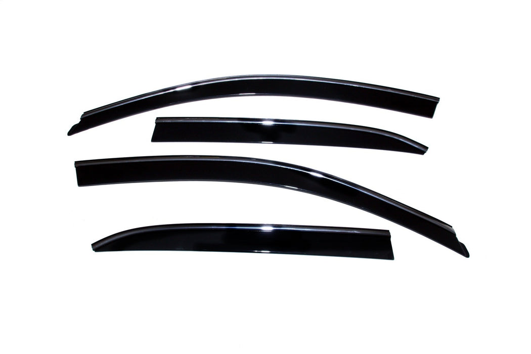 Auto Ventshade (AVS) 794010 Ventvisor® Low Profile Deflector 4 pc.; Smoke w/Chrome Trim; - Truck Part Superstore