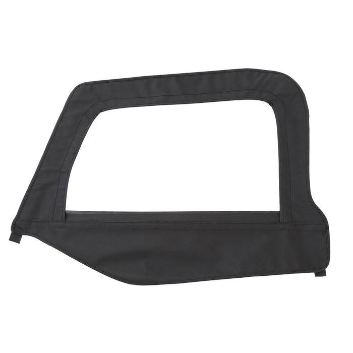 Smittybilt 79415 Soft Top Door Skin W/ Frame 97-06 Wrangler TJ Driver Side Denim Black Smittybilt - Truck Part Superstore