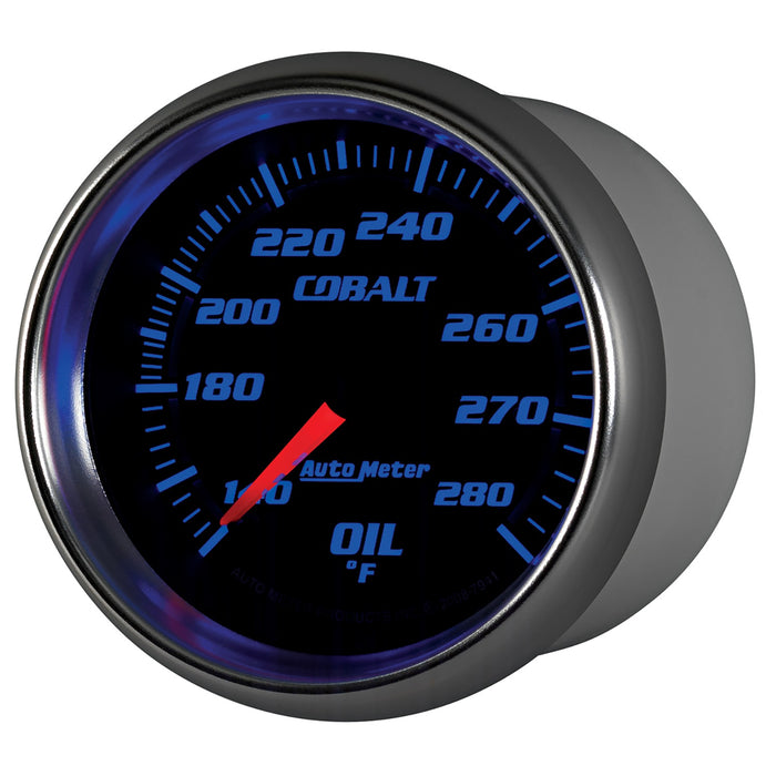 AutoMeter 7941 GAUGE; OIL TEMP; 2 5/8in.; 140-280deg.F; MECHANICAL; COBALT - Truck Part Superstore