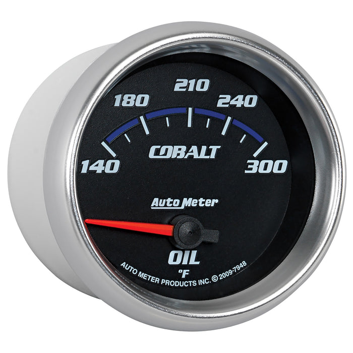 AutoMeter 7948 GAUGE; OIL TEMP; 2 5/8in.; 140-300deg.F; ELECTRIC; COBALT - Truck Part Superstore