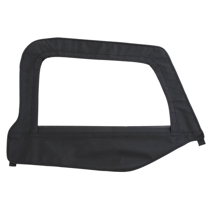 Smittybilt 79535 Soft Top Door Skin W/ Frame 97-06 Wrangler TJ Passenger Side Black Diamond Smittybilt - Truck Part Superstore