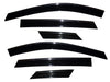 Auto Ventshade (AVS) 796003 Ventvisor® Low Profile Deflector 6 pc.; Smoke w/Chrome Trim; - Truck Part Superstore