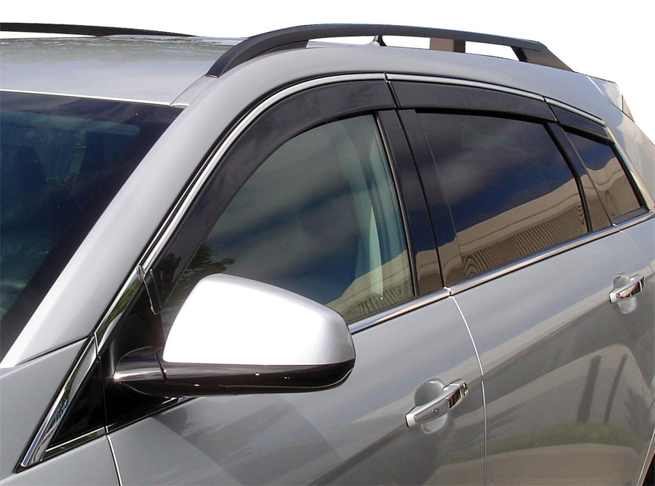 Auto Ventshade (AVS) 796003 Ventvisor® Low Profile Deflector 6 pc.; Smoke w/Chrome Trim; - Truck Part Superstore