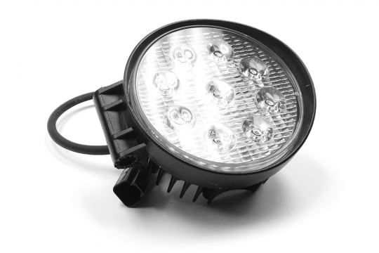 Southern Truck 79912 4.5 Inch 27W Round LED Light Flood DT Harness 79900 2,160 Lumens Each Southern Truck Lifts - Truck Part Superstore