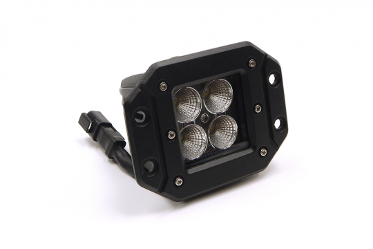 Southern Truck 79913 3.0 X 3.0 Inch 16W Square Flush Mount LED Light Spot Beam 1,440 Lumens Each Southern Truck Lifts - Truck Part Superstore