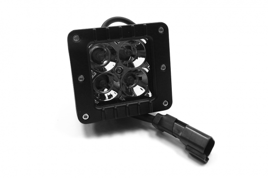 Southern Truck 79914 3.0 X 3.0 Inch 16W Square LED Cube Light Flood Beam 1,440 Lumens Each Southern Truck Lifts - Truck Part Superstore