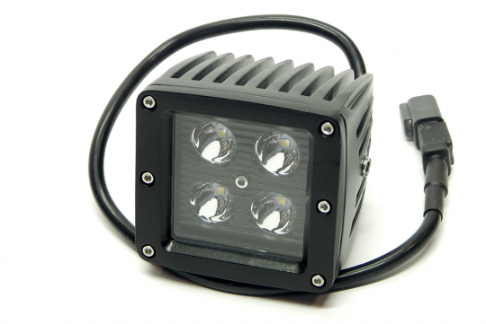 Southern Truck 79918 3.0 X 3.0 Inch 16W Cube LED Light Flood 1,440 Lumens Each Black Series Southern Truck Lifts - Truck Part Superstore