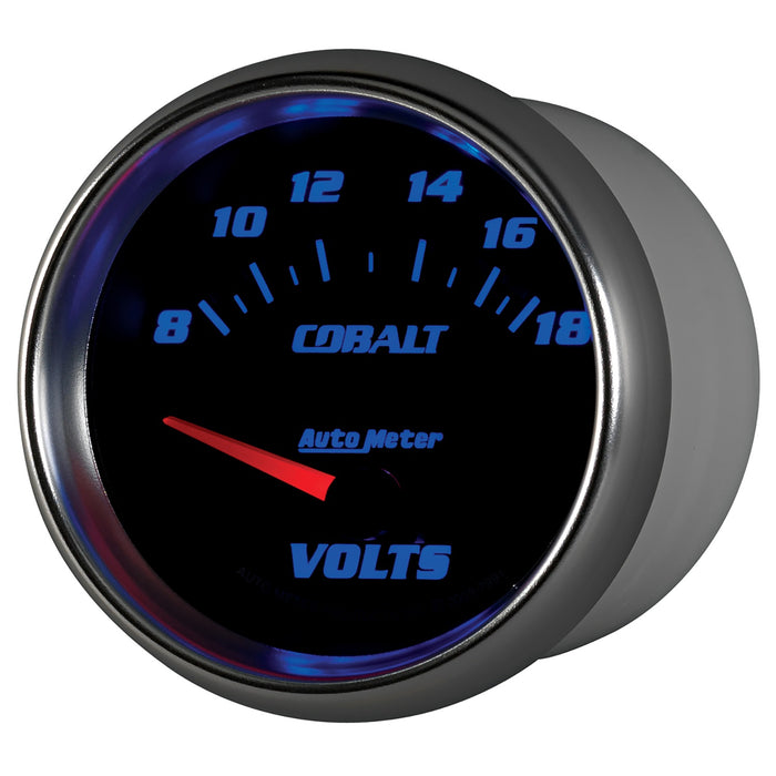 AutoMeter 7991 GAUGE; VOLTMETER; 2 5/8in.; 18V; ELECTRIC; COBALT - Truck Part Superstore