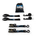 Mishimoto BNRTC-TDHD-2BK Borne Off-Road Heavy-Duty Ratchet Tie-Down Kit (2-pack), Black - Truck Part Superstore