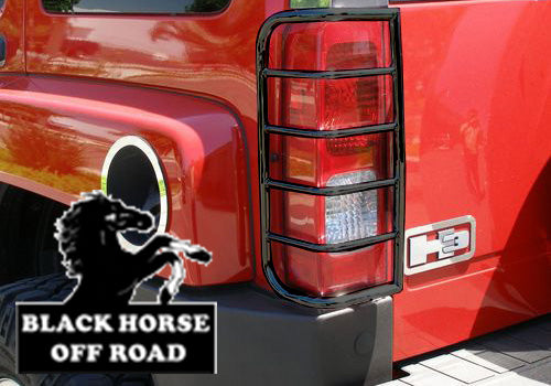 Black Horse Off Road 7G020206A Tail Light Guards - Truck Part Superstore