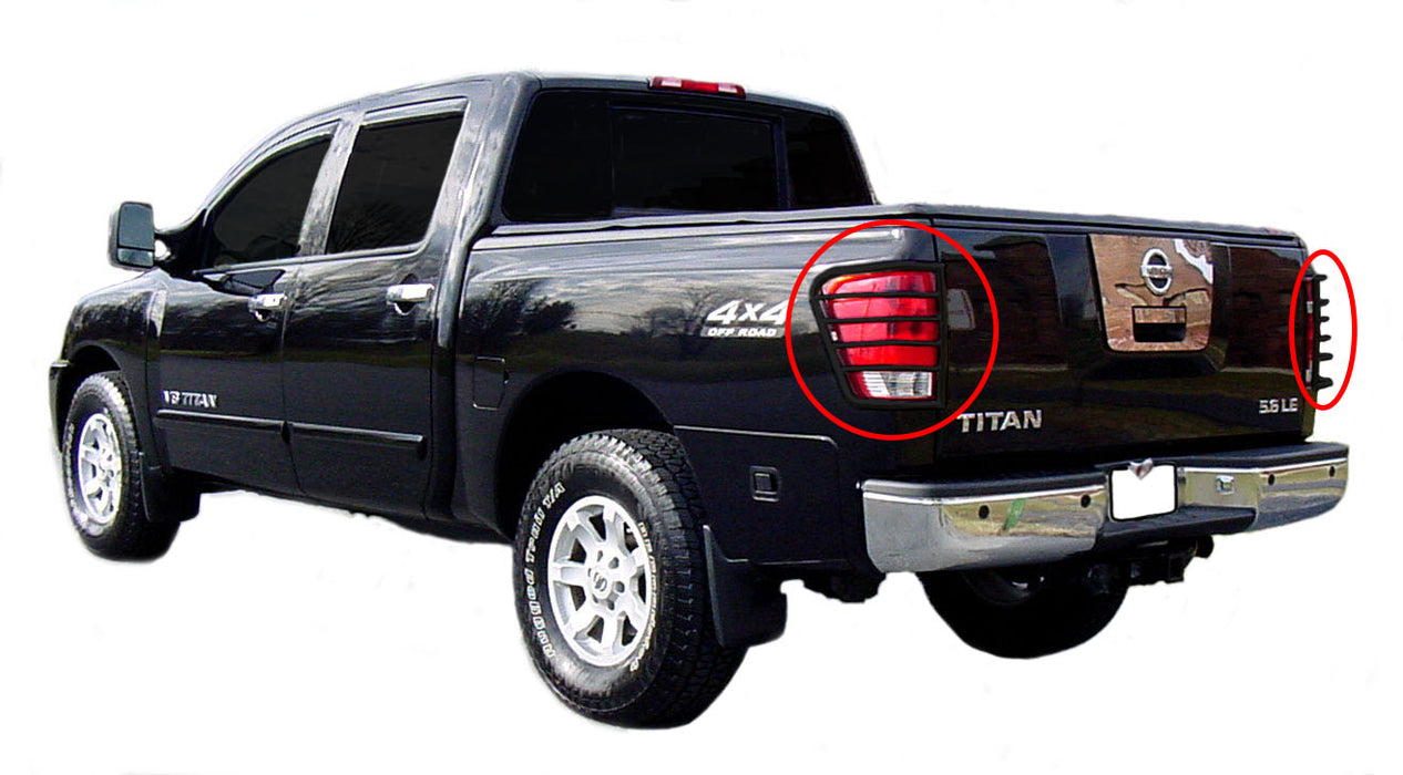 Black Horse Off Road 7G113206A Tail Light Guards - Truck Part Superstore