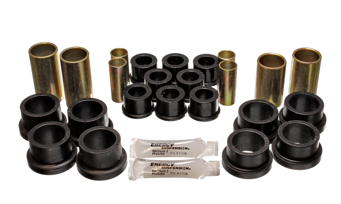 Energy Suspension 7.3104G Control Arm Bushing Set; Black; Rear; Performance Polyurethane; - Truck Part Superstore